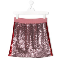 Alberta Ferretti Kids TEEN sequinned mini skirt - Rosa