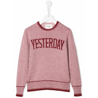 Alberta Ferretti Kids 'Yesterday' embroidered jumper - Rosa