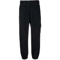 Alberto Biani Calça cargo cintura alta - Azul