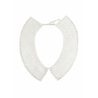 Alessandra Rich silver-tone crystal necklace - Metálico