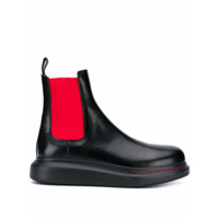 Alexander McQueen Ankle boot com plataforma - Preto