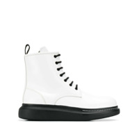 Alexander McQueen Ankle boot robusta - Branco