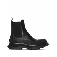 Alexander McQueen Black chunky sole Chelsea boots - Preto