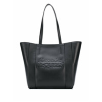 Alexander McQueen Bolsa tote com logo gravado - Preto