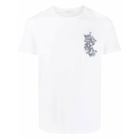Alexander McQueen Camisa Ivi com bordado monogramado - Branco