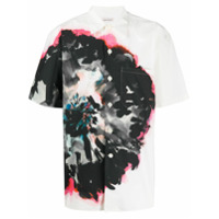 Alexander McQueen Camisa manga curta com estampa floral - Branco