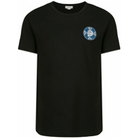 Alexander McQueen Camiseta slim com patch de caveira - Preto