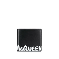 Alexander McQueen Carteira com estampa de logo - Preto
