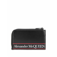 Alexander McQueen Carteira com estampa de logo - Preto