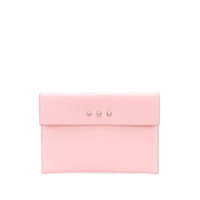 Alexander McQueen Clutch com aplicação de caveira - Rosa