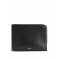 Alexander McQueen Clutch com fechamento de zíper - Preto