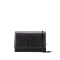 Alexander McQueen Clutch com tachas de caveira - Preto