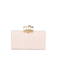 Alexander McQueen Clutch matelassÃª Skull - Rosa