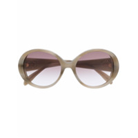 Alexander McQueen Eyewear Ã“culos de sol redondo oversized - Neutro