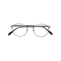 Alexander McQueen Eyewear Armação de óculos redonda - Prateado