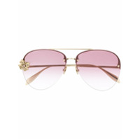 Alexander McQueen Eyewear gradient aviators - Dourado