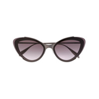 Alexander McQueen Eyewear Óculos de sol gatinho - Prateado