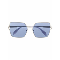 Alexander McQueen Eyewear Óculos de sol quadrado - Prateado