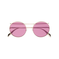 Alexander McQueen Eyewear Óculos de sol redondo - Rosa