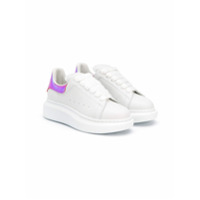 Alexander McQueen Kids Tênis holográfico - Branco