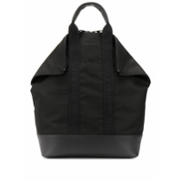 Alexander McQueen Mochila com recortes de couro - Preto