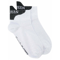 Alexander McQueen Par de meias esportivas com logo - Neutro