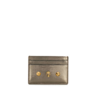 Alexander McQueen Porta-cartões metálico - Dourado