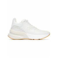 Alexander McQueen Tênis com cadarço de couro - Branco