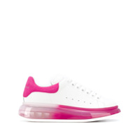 Alexander McQueen Tênis oversized com solado degradê - Branco