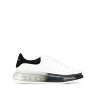 Alexander McQueen Tênis oversized de couro - Branco