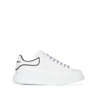 Alexander McQueen Tênis oversized de couro - Branco