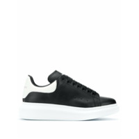 Alexander McQueen Tênis oversized de couro - Preto