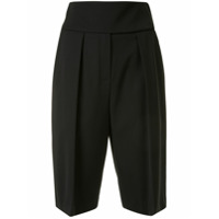 Alexandre Vauthier Bermuda de alfaiataria cintura alta - Preto