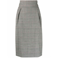 Alexandre Vauthier Saia midi cintura alta - Preto