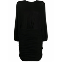 Alexandre Vauthier Vestido de festa franzido de jersey - Preto