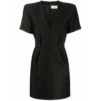 Alexandre Vauthier Vestido mini com ombros estruturados - Preto