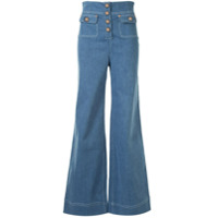 Alice McCall Calça jeans pantalona Woodstock - Azul