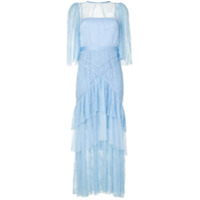 Alice McCall Vestido longo Love Craft - Azul