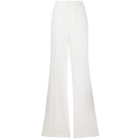 Alice+Olivia Calça flare cintura alta - Branco