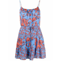 Alice+Olivia Vestido Cheyla com estampa floral - Azul