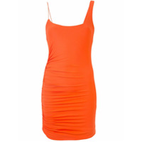 ALIX NYC Vestido Emmons com detalhe drapeado - Vermelho