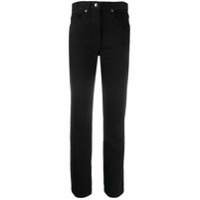 Almaz Calça jeans reta com detalhe de amarração - Preto