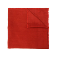 Altea Cachecol de tricô chevron com barra desfiada - Vermelho