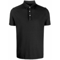 Altea Camisa polo mangas curtas com botões - Preto