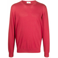 Altea Moletom decote careca de algodão - Vermelho