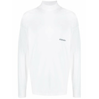 AMBUSH Camiseta gola alta com mangas longas - Branco