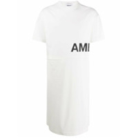AMBUSH Camiseta longa com estampa de logo - Branco