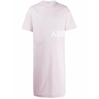 AMBUSH Camiseta longa com estampa de logo - Rosa