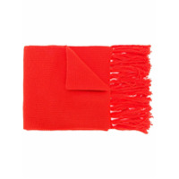 AMI Cachecol canelado de lã merino - Vermelho