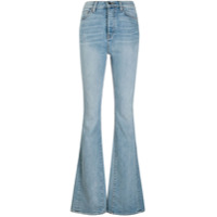 AMIRI Calça jeans bootcut com cintura alta - Azul